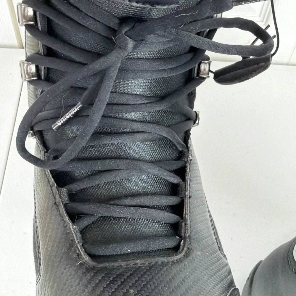 Celsius Snowboard Boots Dufficy Size 8 Climate Trad Lace Black Hemp Freestyle